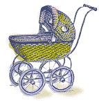 Baby Carriage Online Invite