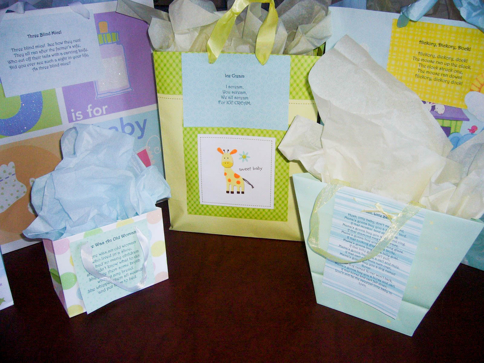 nursery rhyme baby shower theme ideas games