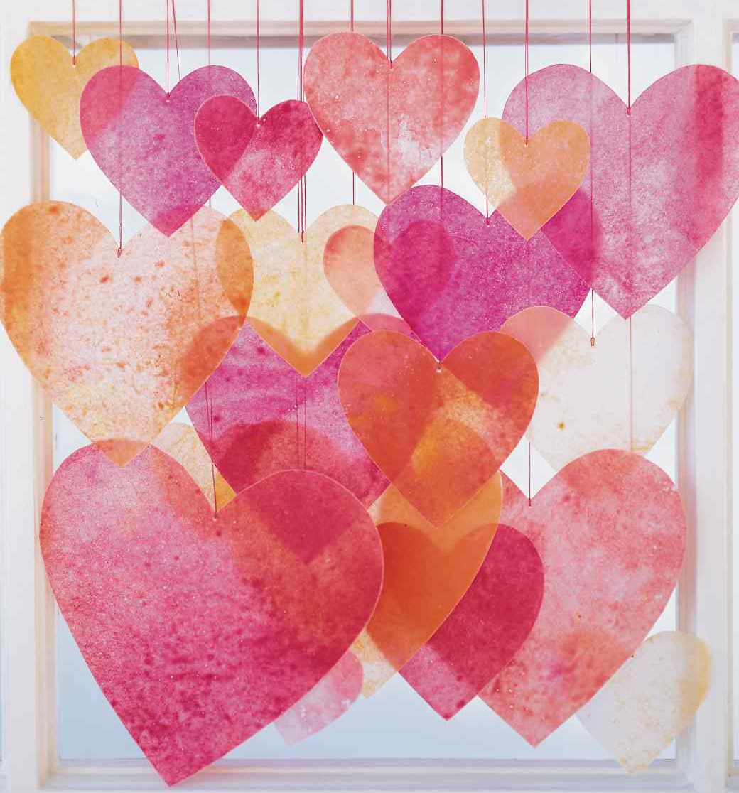 Wax Paper Hearts