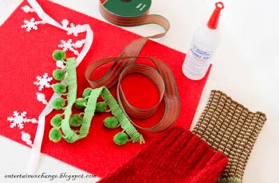 Recycled Sweater Wine Bottle Gift Bags Tutorial DIY materials