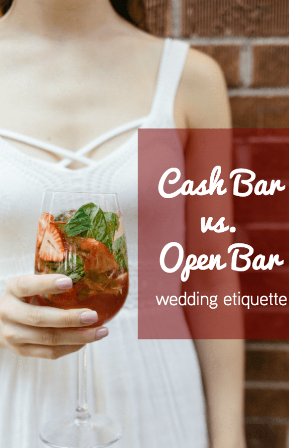 Cash Bar vs. Open Bar: Wedding Etiquette