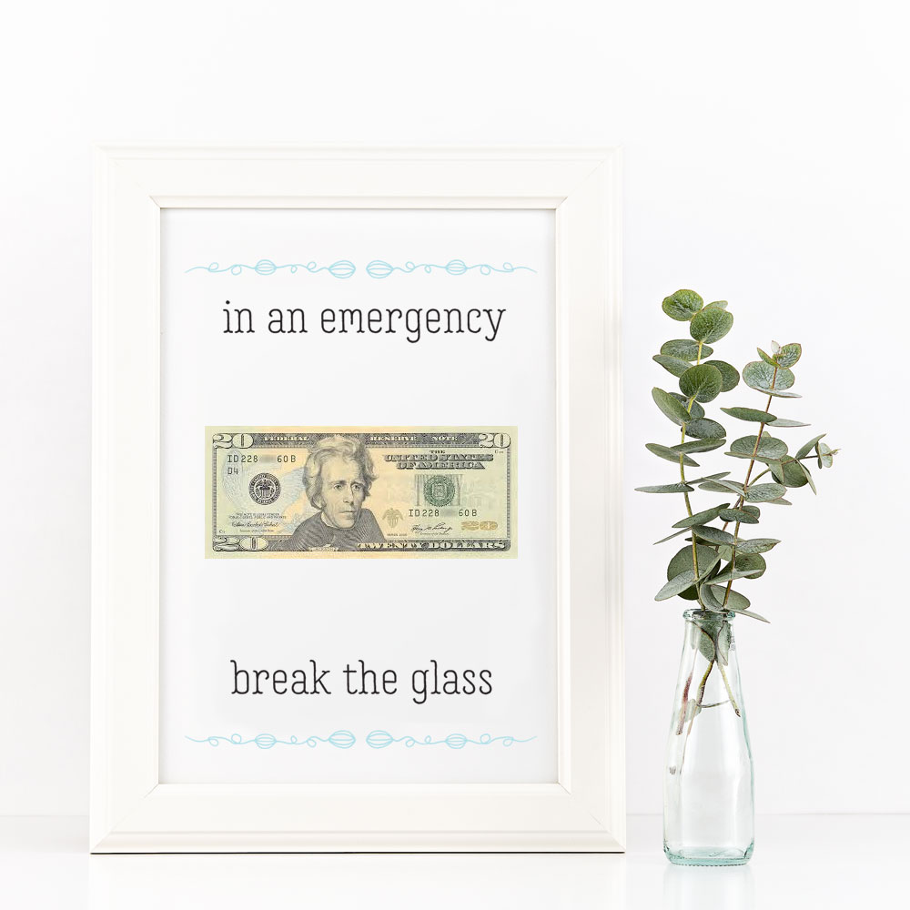 Printable Money Gift