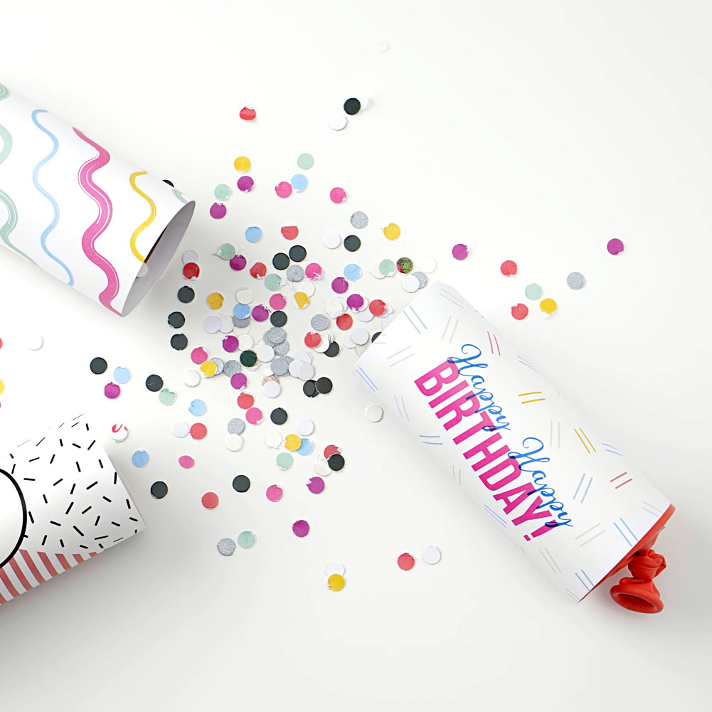 confetti pop birthday card