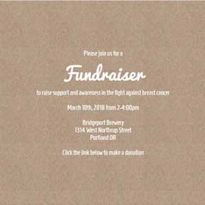 Fundraising Invitations