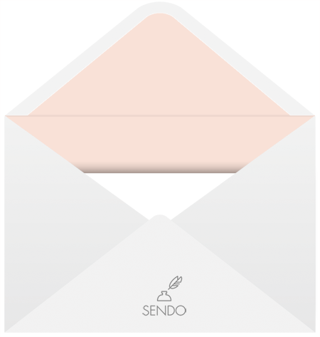 Animated Envelope Invitation in Pink | Sendo Invitations #sendomatic