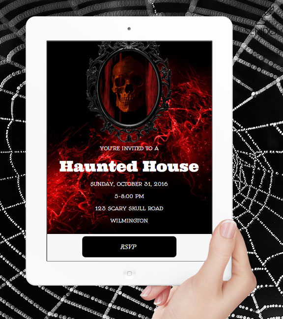 Online Halloween Invitations to Fright & Delight | Spook your guests with an invite from Sendo - Track RSVPs, Sell Tickets, Text Message Invites. Create and send an online invitation now!