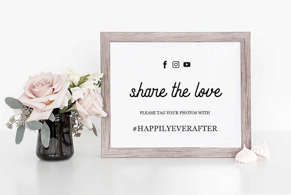 How to Write Your Own Wedding Hashtags | Sendo Invitations