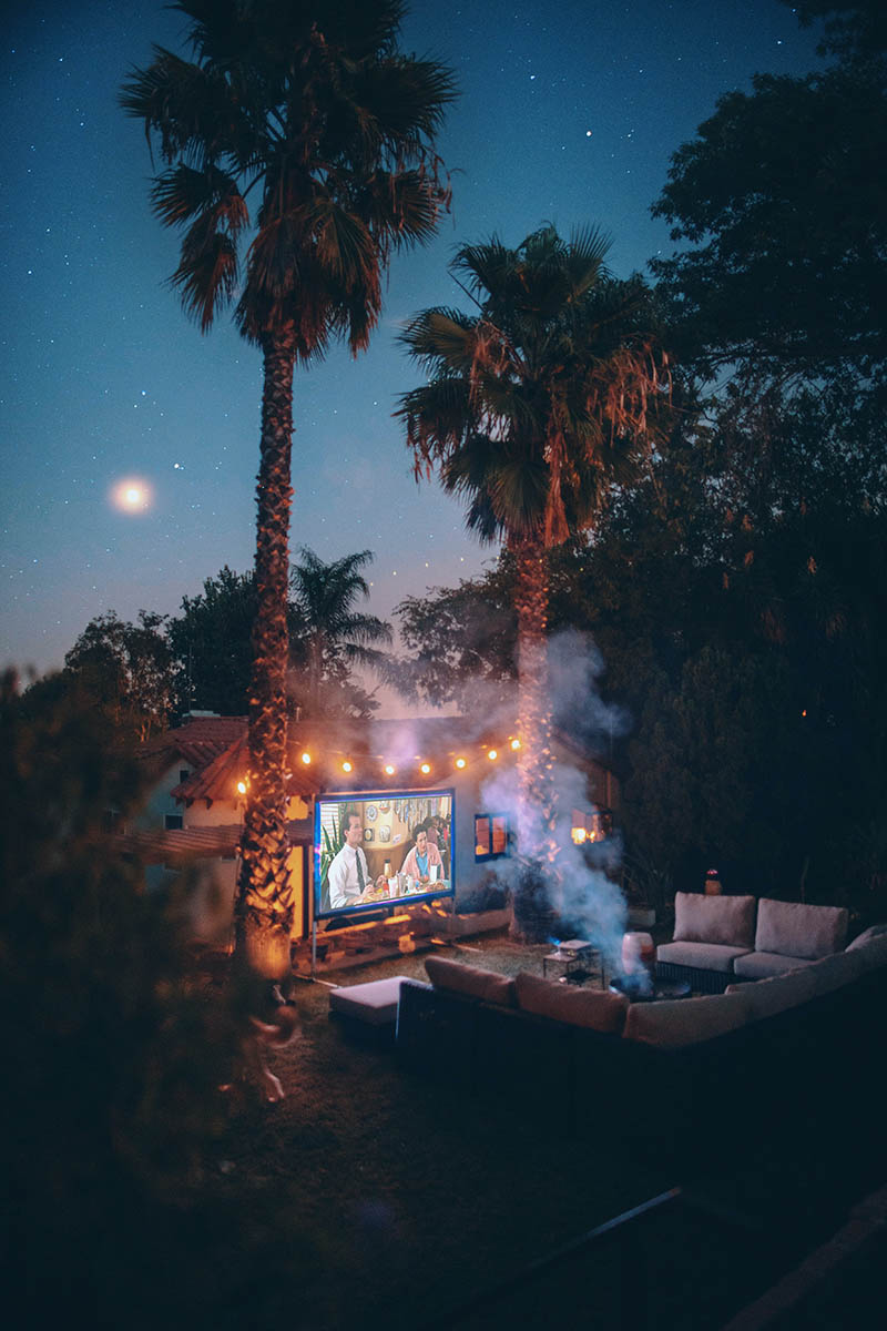 Backyard Bonfire & Movie