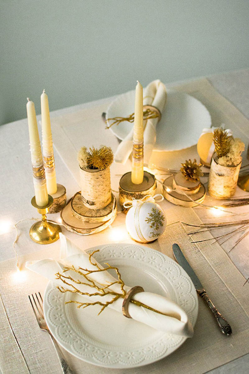 Holiday Party Trends | Gold Accents