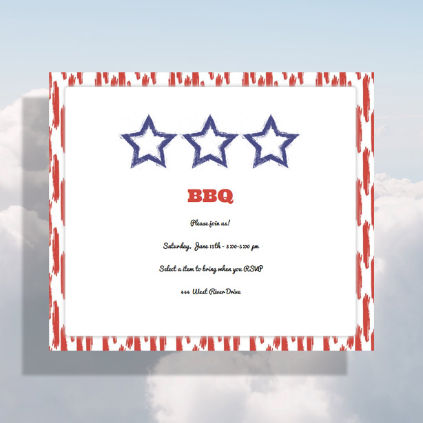 4th of July Invitations