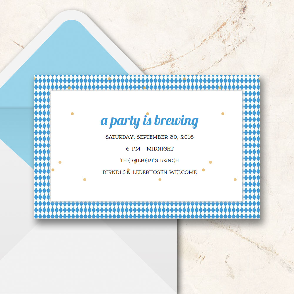 Oktoberfest Invitation