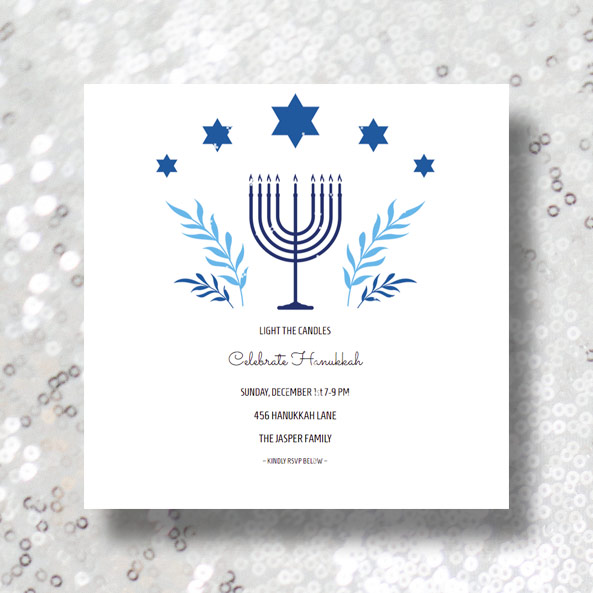 Hanukkah Invitations