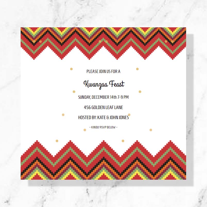 Kwanzaa Invitations