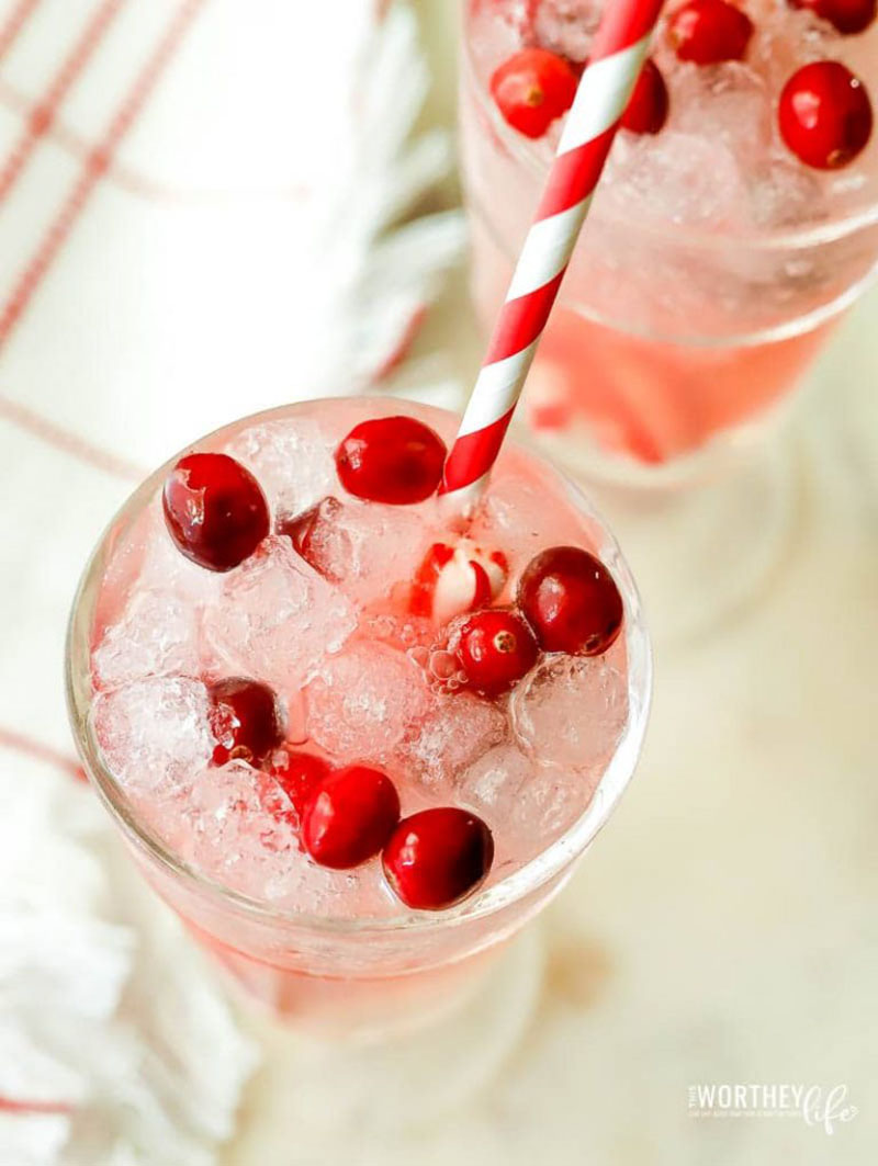 Peppermint Holiday Mocktail