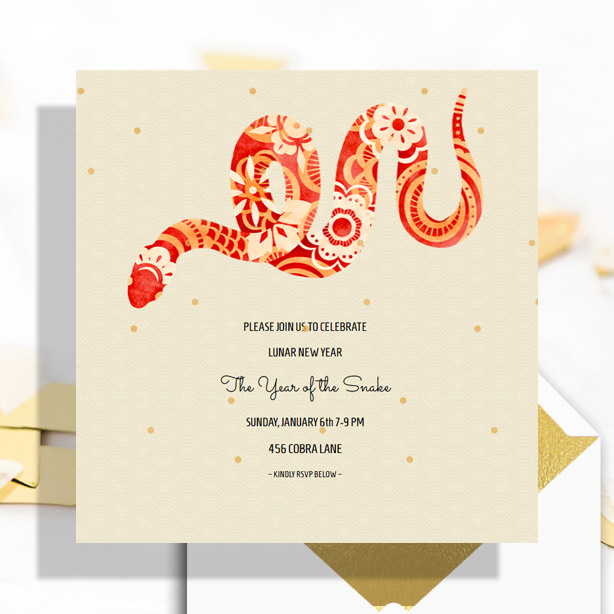 Lunar New Year Invitations