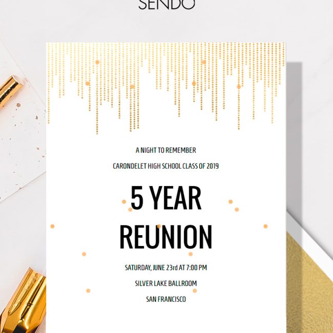 Sell tickets to your class reunion