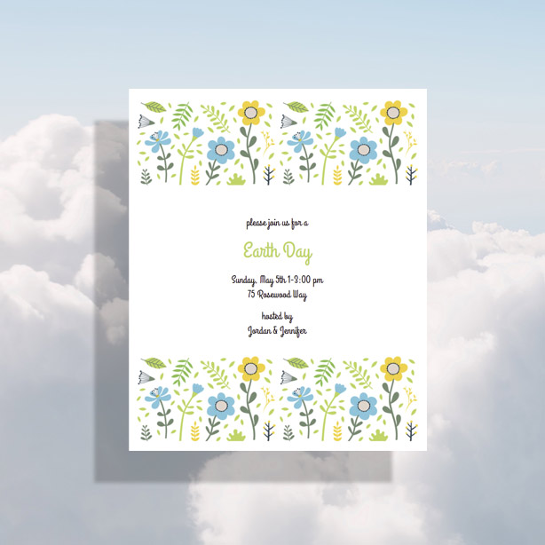 Earth Day Invitations