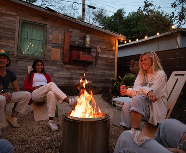 Backyard Firepit Party
