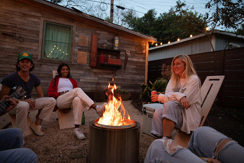 Backyard Firepit Party