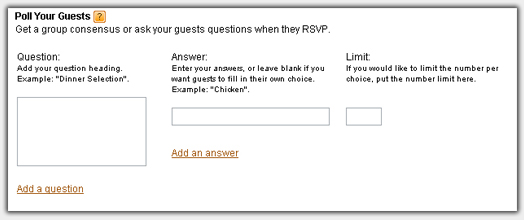 Poll Your Guests