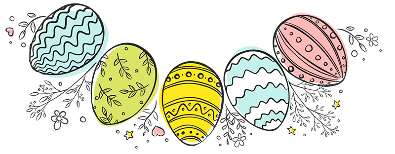 Easter Eggs Invitation
