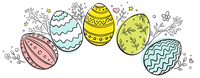 Easter Eggs Invitation