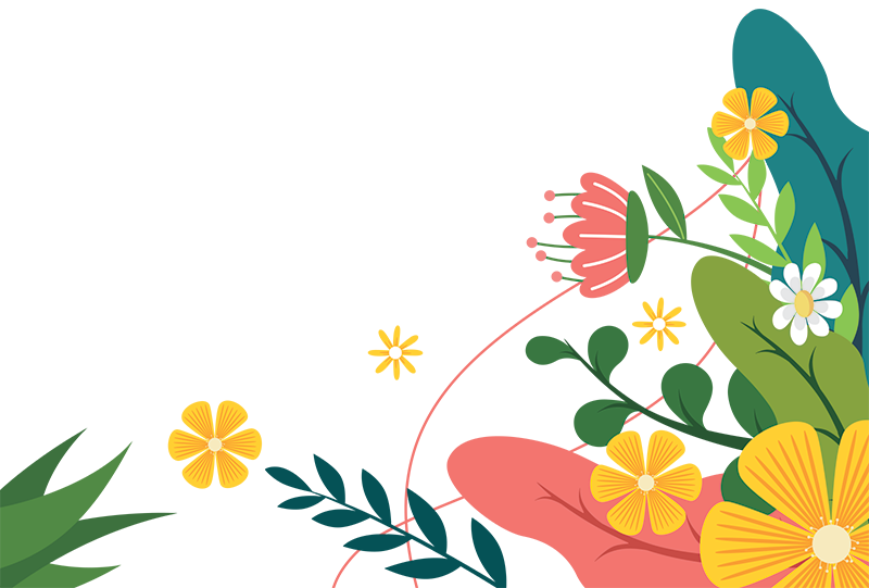 Spring Flowers Invitation