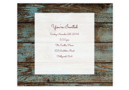 Rustic Prom Invitations Free Rustic Engagement Invitation Template To