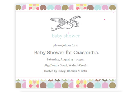 Nursery Rhyme Inspired Baby Shower Invitation