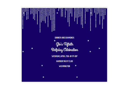 White Beads Invitation | Manage RSVPs | Sendo